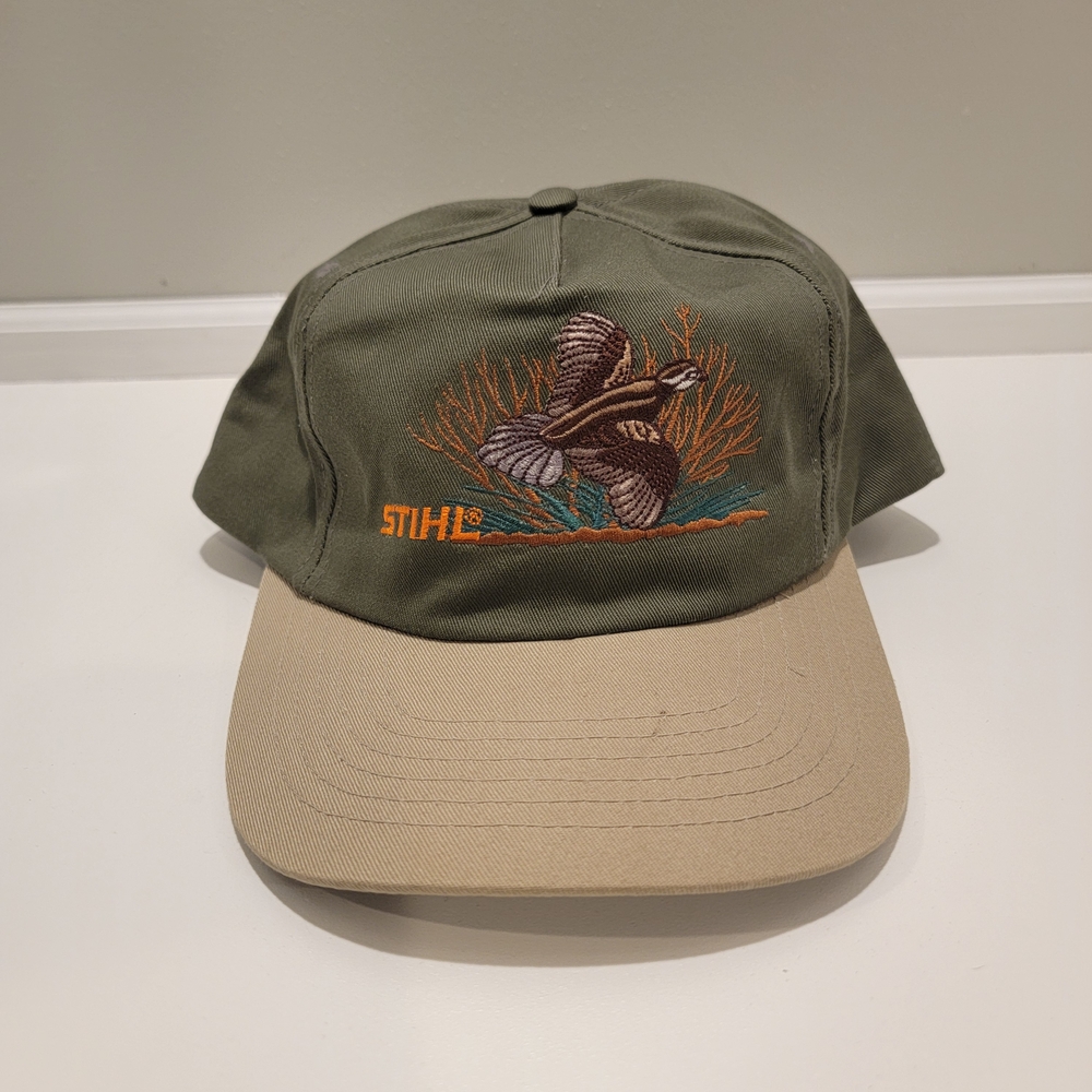 Vintage STIHL Grouse Embroidered Snapback Hat Collection